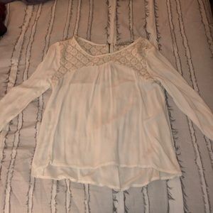 white 3 quarter sleeve